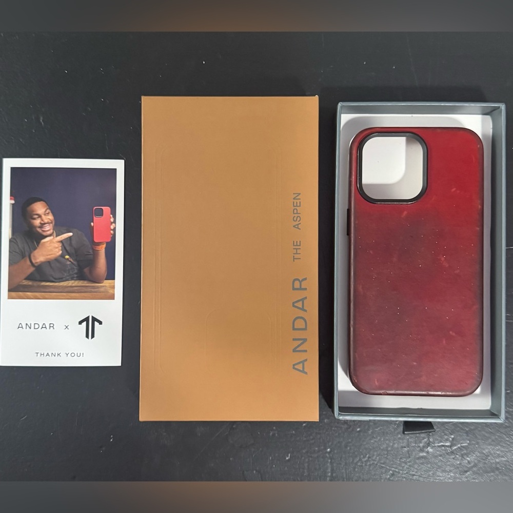 Andar “The Aspen” Leather Case – iPhone 15 Pro Max